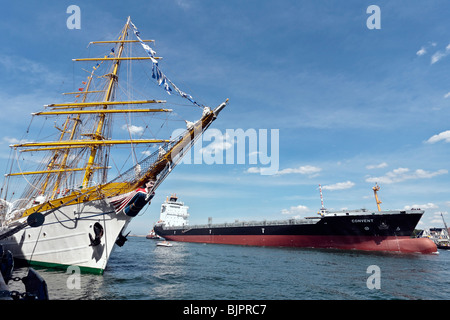 Hanse Sail 2008 in Rostock-Warnemünde, Mecklenburg-Vorpommern, Deutschland, Europa Stockfoto