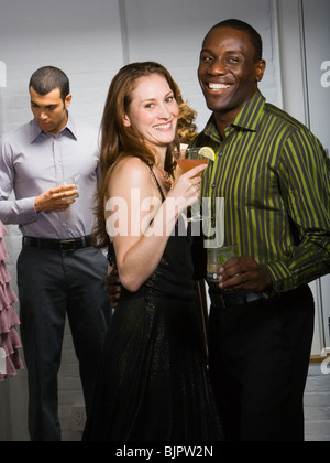 Partygänger, die Geselligkeit Stockfoto