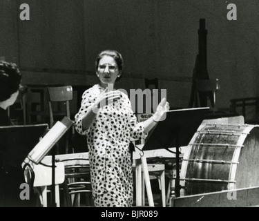 MARIA CALLAS - American-griechische Oper Sänger in der Probe Stockfoto