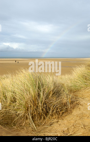 Holkham Beach in Norfolk, Großbritannien Stockfoto