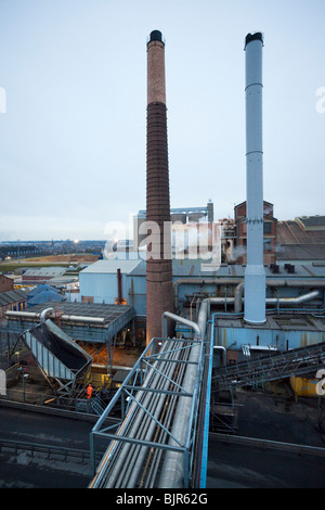 Britische Zuckerfabrik in Bury St Edmunds, Suffolk, UK Stockfoto