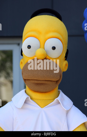 HOMER SIMPSON erste Tag Ausgabe von die SIMPSONS STEMPELT uns Postdienst Jahrhundert Stadt LOS ANGELES CA USA 7. Mai 2009 Stockfoto