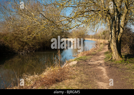 Basingstoke Canal in Odiham, Hampshire, Uk Stockfoto