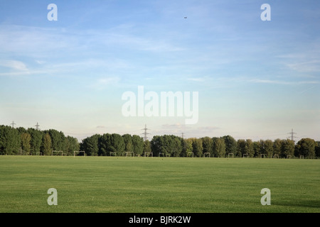 Hackney Sümpfe Fußballplätze in london Stockfoto