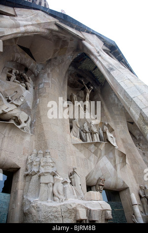 Gaudís Kathedrale Sagrada Familia in Barcelona Stockfoto