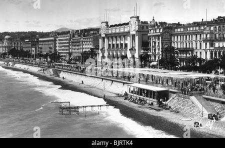 Le Palais de la Mediterranee an der Promenade des Anglais, Nizza, Frankreich, Anfang des 20. Jahrhunderts. Artist: Unbekannt Stockfoto