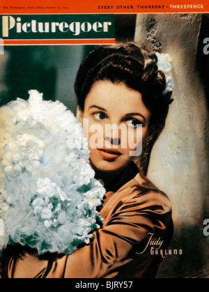 Judy Garland (1922-1969), amerikanische Schauspielerin und Sängerin, 1943. Artist: Unbekannt Stockfoto