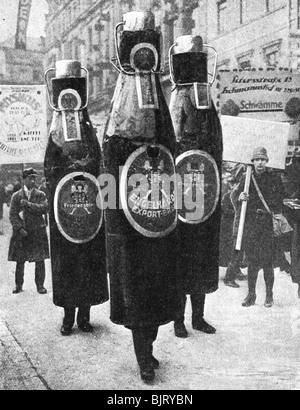 Tolle Werbung Parade von Leipzig, Leipzig, Deutschland, 1922. Artist: Unbekannt Stockfoto