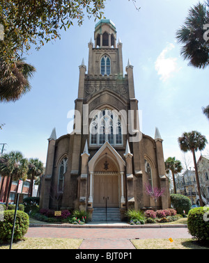 Versammlung Mickve Israel, Savannah, GA, eine der ältesten jüdischen Synagogen in dem Land Stockfoto