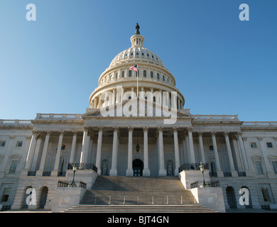 Ostseite des United States Capitol Building in Washington DC. Stockfoto