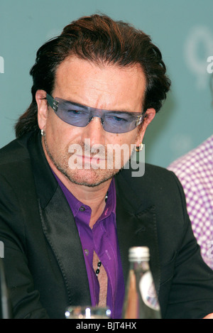 BONO G8 Gipfel 2005 GLENEAGLES Schottland 08 Juli 2005 Stockfoto