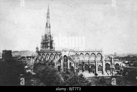 St Mary Redcliffe Church, Bristol, Anfang des 20. Jahrhunderts. Artist: Unbekannt Stockfoto