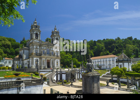 Portugal, Costa Verde, Minho Bezirk, Braga, der Bom Jesus Heiligtum Stockfoto