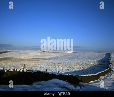 Winter-Szene Handley Lyme in der Nähe von Lyme Park Cheshire England Stockfoto