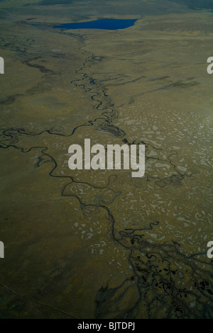 Luftbild auf Amazon Quellen nahe Colca Canyon Valley, den tiefsten Canyon der Welt. Peru, Südamerika Stockfoto