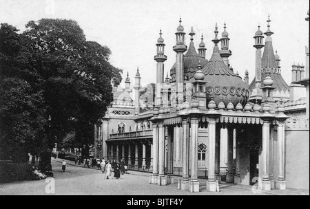 Den Royal Pavillion, Brighton, East Sussex, Anfang des 20. Jahrhunderts. Artist: Unbekannt Stockfoto