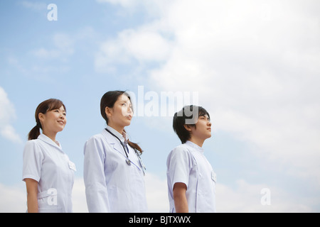 Porträt von Arzt und Krankenschwester Stockfoto