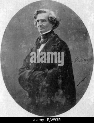 Hector Berlioz, französischer Komponisten, c 1845-1869. Artist: Unbekannt Stockfoto