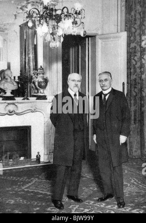 Raymond Poincare, französischer Politiker, 1920. Schöpfer: Unbekannt. Stockfoto