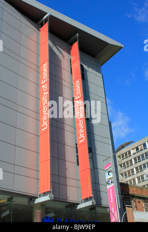 Universität von Essex Gebäude Southend auf Meer Stadt Zentrum hohe Straße Essex England uk gb Stockfoto