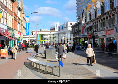 Southend auf Meer Stadt Zentrum hohe Straße Essex England uk gb Stockfoto