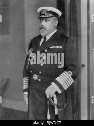 "King Edward VII, als Segler", 1910. Artist: Unbekannt Stockfoto