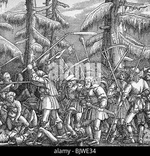 Ereignisse, Deutscher Bauernkrieg, 1524 - 1526, Stockfoto