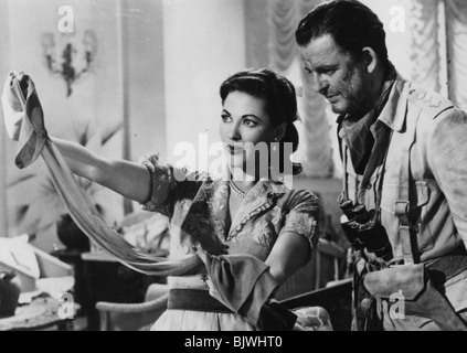 HOTEL SAHARA - 1951 GFD Film mit Yvonne de Carlo und David Tomlinson Stockfoto