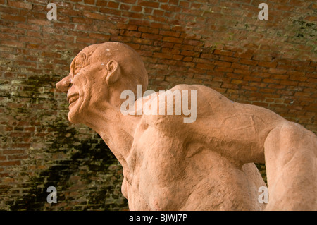 Archimedes, eine Skulptur von Thompson W Dagnall, 1990.  Manchester, England, Vereinigtes Königreich Stockfoto