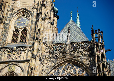 Innenraum der St.-Veits-Kathedrale Hradschin Burg Tschechische Republik Prag Stockfoto