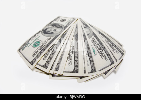 US-Dollar-Banknoten Stockfoto