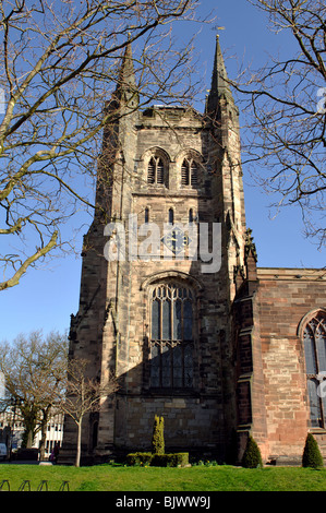 St. Editha Kirche, Tamworth, Staffordshire, England, Vereinigtes Königreich Stockfoto