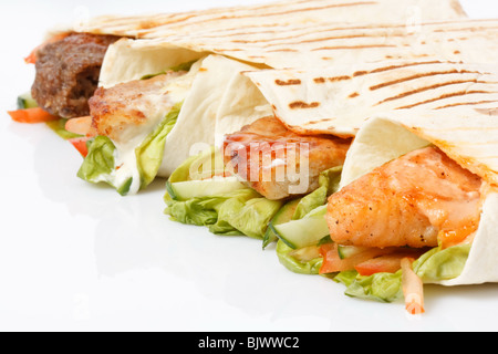 Tortilla-wrap Stockfoto