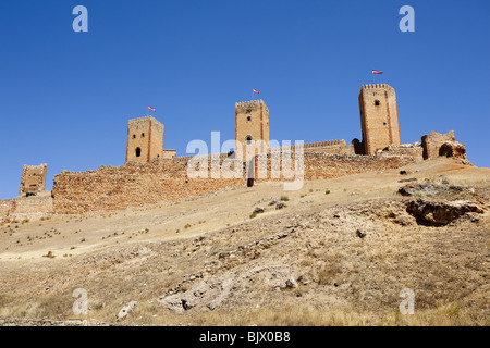 Alcazar Burg von Molina de Aragon Stockfoto