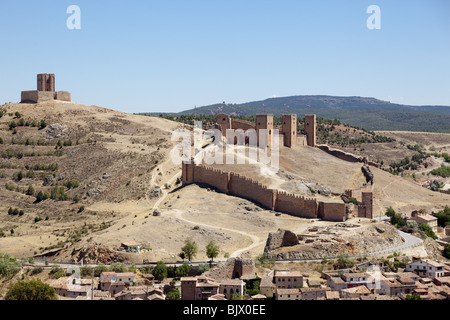 Alcazar Burg von Molina de Aragon Stockfoto