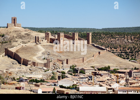 Alcazar Burg von Molina de Aragon Stockfoto