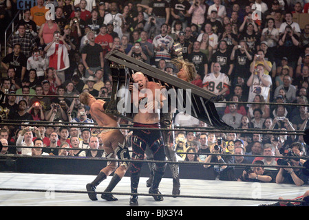 KANE WRESTLEMANIA 21 geht HOLLYWOOD STAPLES CENTER in LOS ANGELES USA 3. April 2005 Stockfoto