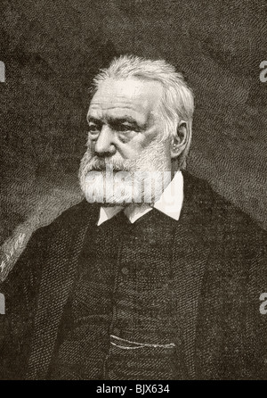 Victor Marie Hugo 1802-1885. Französischer Dichter, Schriftsteller und Dramatiker. Stockfoto