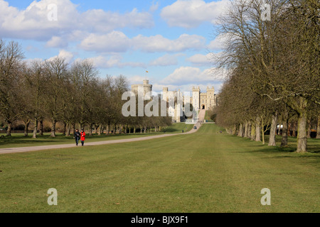 Die langen Spaziergang Windsor Berkshire England UK Stockfoto