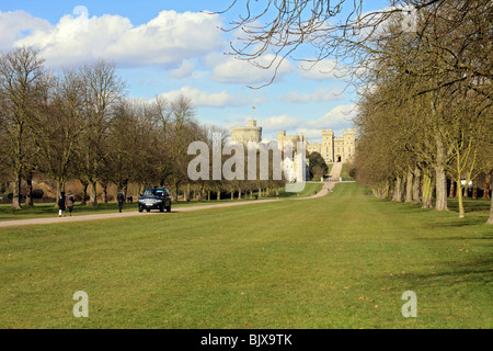 Die langen Spaziergang Windsor Berkshire England UK Stockfoto