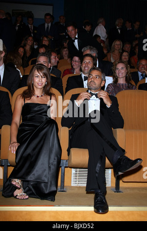 SARAH LARSON & GEORGE CLOONEY MICHAEL CLAYTON PREMIERE 64. Venedig FILM FESTIVAL LIDO Venedig 31. August 2007 Stockfoto