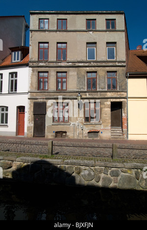 Historische Gebäude in Wismar, Mecklenburg-Western Pomerania, Deutschland. Stockfoto