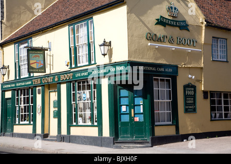 Ziege und Boot Greene King Pub, Colchester, Essex Stockfoto