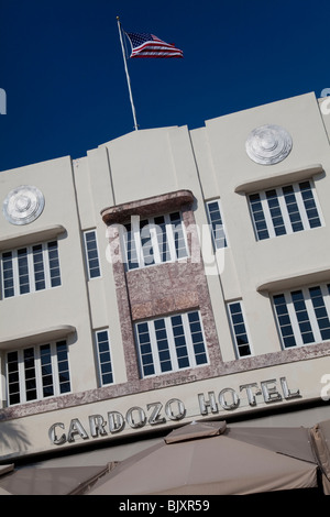 Cardozo Hotel 1300 Ocean Drive, South Beach, Miami, Florida, USA Stockfoto