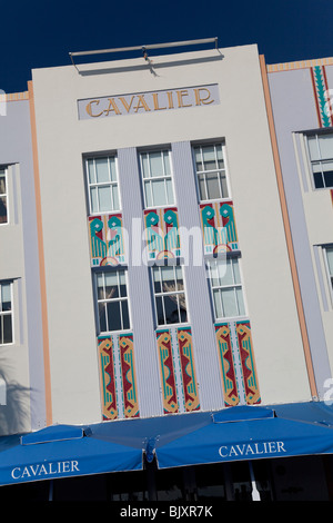 Der Art-deco-Stil Kavalier Hotel 1320 Ocean Drive, Miami Beach, Florida, USA Stockfoto