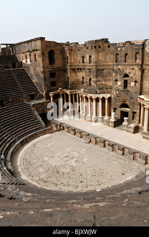 Amphitheater in Bosra, Syrien. Stockfoto