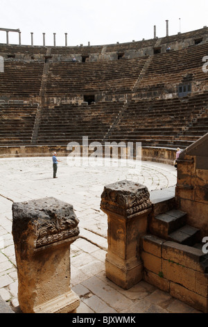 Römisches Amphitheater in Bosra, Syrien. Stockfoto