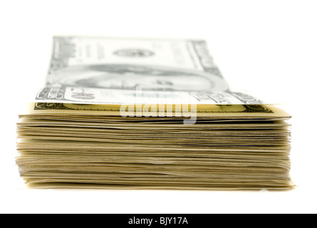 Banknoten des Dollars. Stockfoto