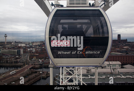 Liverpool-Blick von Liverpool Echo Rad Stockfoto