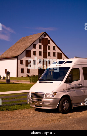 Website Historique du Banc-de-Paspebiac bewahrt die letzten 11 70 Bauten aus dem späten 18. bis Mitte 19. Stockfoto